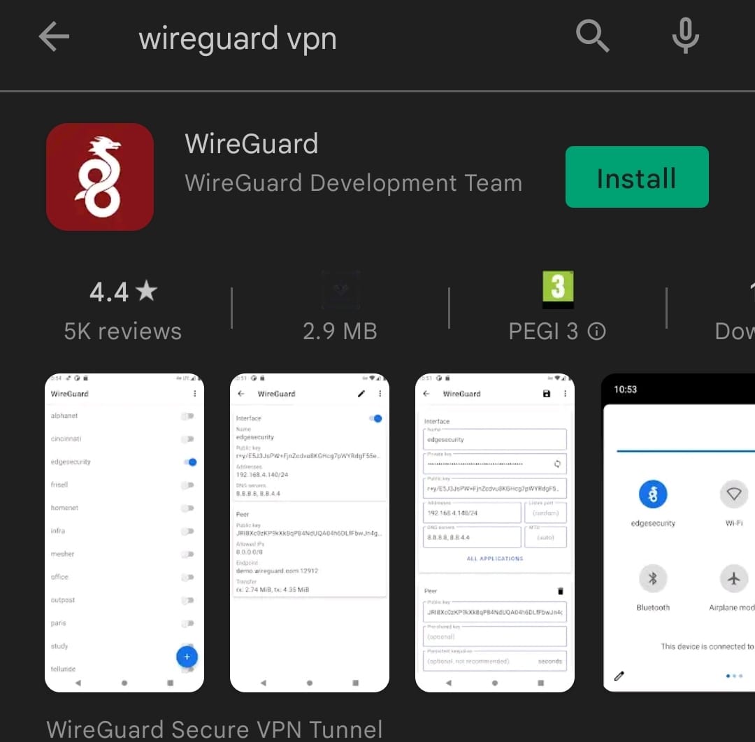 Wireguard play store download